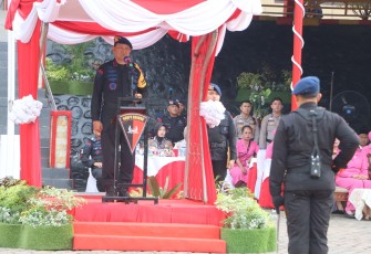 Kapolda Bengkulu Pimpin Upacara Peringatan Hut Brimob ke -78