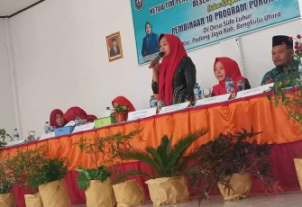 Ketua TP PKK Kabupaten Lakukan Pembinaan