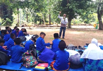 40 Siswa SD saat Kunjungi Tempat Wisata Cagar Budaya