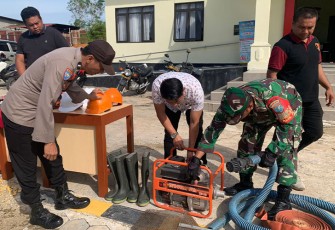 Apel Gelar Perlengkapan Posko Karhutla