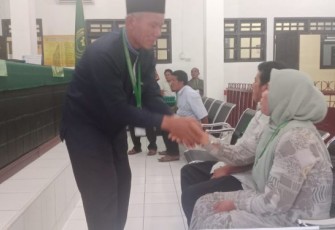 Proses sidang di Pengadilan Negeri Padangsidimpuan, Jumat (4/8/2023) siang.