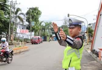 Polres Kepahiang saat Gelar Strong Point