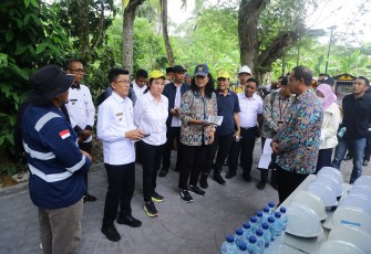 Hasan Bersama Cen Sui Lan dan Dirjen Cipta Karya Tinjau Proyek APBN di Penyengat dan Pasar Baru