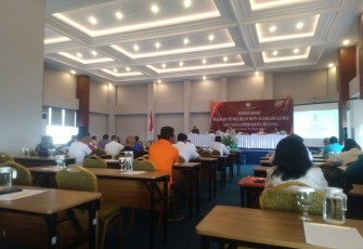 KPU Kota Bitung saat Gelar Sosialisasi Daerah Pemilihan dan Alokasi Kursi DPRD Bitung Tahun 2024