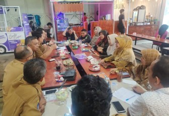 Dinas Penanaman Modal dan Pelayanan Terpadu Satu mengagas diskusi ketenagakerjaan.