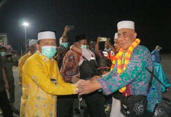 Jemaah Haji Kloter Pertama Tiba di Bengkulu Dalam Keadaan Sehat 