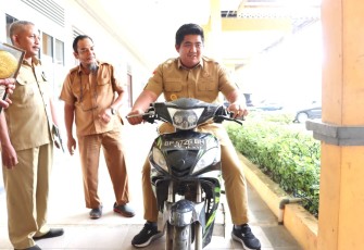 Motor Listrik Karya Pegawai DLH Dapat Pujian Bupati Bintan