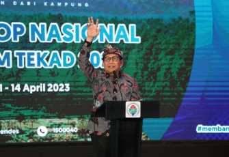 Menteri Desa Pembangunan Daerah Tertinggal dan Transmigrasi (Mendes PDTT) Abdul Halim Iskandar