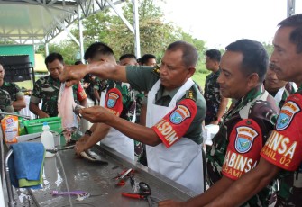 Kodim Palangka Raya saat Gelar Pelatihan Ekstrak Albumin Ikan Gabus 
