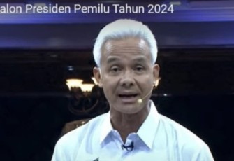 Calon presiden nomor urut 3 Ganjar Pranowo