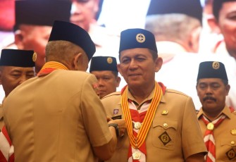 Gubernur Ansar dilantik menjadi Ketua Pengurus Majelis Pembimbing Daerah Kwarda Kepri 