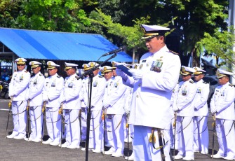 Lantamal VI Gelar Upacara Puncak Hari Armada RI Tahun 2023