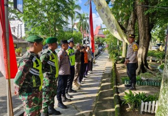 Anggota Kodim 1001/HSU-Balangan telah melaksanakan Apel Pengamanan Natal dan Tahun Baru