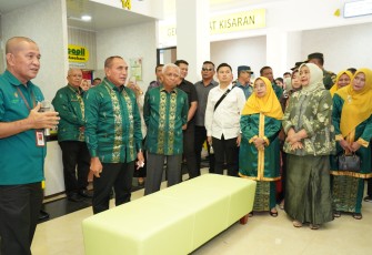 Bupati Asahan dan Forkopimda Sambut Kedatangan Gubsu di MPP