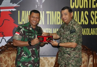 Danrem 121/ABW Terima Lawatan Timbal Balas dari Panglima 3 Briged Infantri Malaysia 