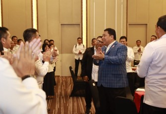 Kepala BNN RI Komjen Pol. Prof. Dr. Petrus Reinhard Golose saat kunjungan kerja ke Provinsi Daerah Istimewa Yogyakarta didampingi Pejabat Tinggi Madya dan Pejabat Tinggi Pratama.