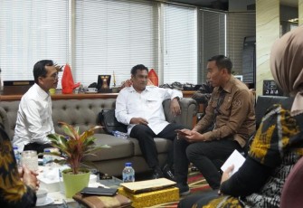 Bupati Limapuluh Kota Safaruddin, menggelar diskusi hangat dengan Direktur Pemasaran Wisata Nusantara, Dwi Marhen Yono di Kemenparekraf RI di Jakarta.