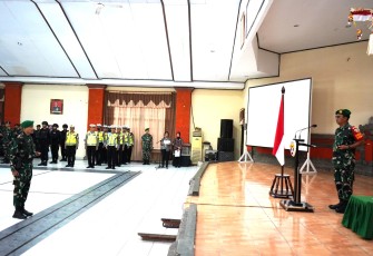 Kodam IX/Udayana Laksanakan Apel Gelar Pasukan Pengamanan VVIP