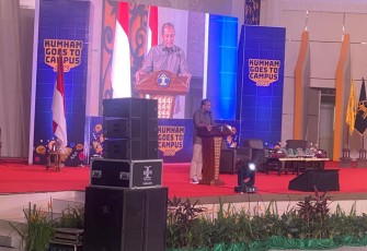 Wamenkumham Gelar Goes To Campus Ke Universitas Halu Oleo-Kendari
