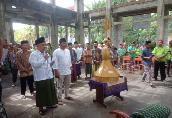 Groundbreaking Renovasi Pembangunan Masjid Al Mubaroq Desa Kalibatur