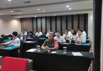 Pasi Intelijen Kodim 1016/Plk saat Hadiri Rapat Kerja Pemberdayaan Masyarakat Anti Narkoba