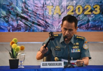 Aslog Pangkolinlamil buka Bintek Aplikasi Sakti dan Laporan BMN 