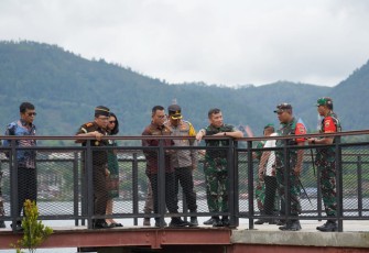 Pangdam I/BB Didampingi Danrem 023/KS Lakukan Final Check Pengamanan Aquabike Jetsky World di Balige