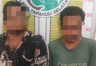 Kedua tersangka tengah menjalani pemeriksaan di Mako Polres Tapsel. Tujuannya, untuk proses lebih lanjut atas kasus mereka.