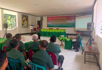 Kodim 0801/Pacitan Lakukan Pembinaan Kepada Personilnya