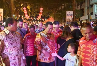 Pergantian Tahun Baru Imlek 2574 Kongzili di Nagota Citywalk Batam