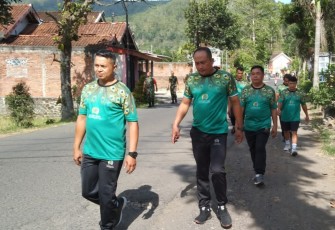  Jalan Santai Komitmen Utama Personel Kodim 0806/Trenggalek