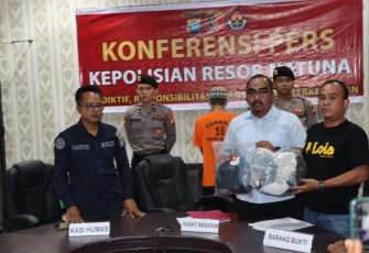 Konferensi Pers Polres Natuna 