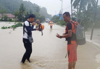 Kondisi banjir Nias Selatan
