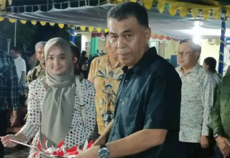 Bupati Natuna saat Resmi Membuka Pekan Expo Desa Air Lengit di Tahun 2023 