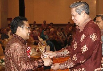 Cak Imin saat bertemu SBY 