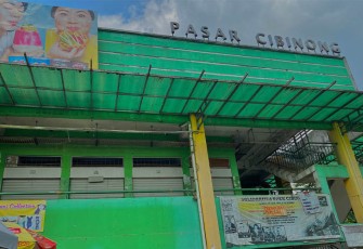 Pasar Tradisional Cibinong Terdapat Dua Lantai. Foto: Humaira Dara Asyari