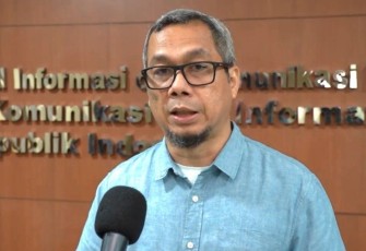 Direktur Jenderal Informasi dan Komunikasi Publik (IKP) Kementerian Komunikasi dan Informatika (Kemkominfo) Usman Kansong, Senin (2/10/2023) di Jakarta.