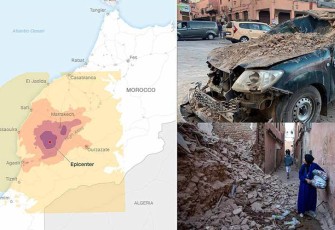 Pusat Gempa Bumi Maroko