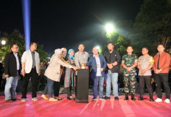 Peresmian Tugu Pendekar di Kabupaten Madiun 