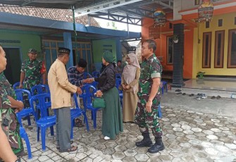 Takziah ke Rumah Duka Anggota Persit