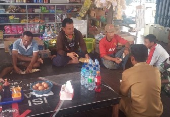 Warung kopi sarana menjalin keakraban Babinsa dengan warga binaannya