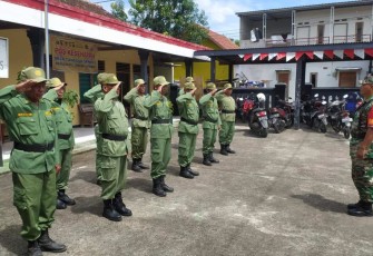 Pelatihan linmas desa binaan