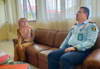 Karutan Padang Panjang Auliya Zulfahmi mengunjungi BLK Padang Panjang.