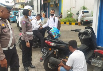 Satlantas Polres Bitung Berhasil Mengamankan 13 Knalpot Non Standar