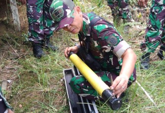 Tim Survei Titik Sumur Air Bersih Dari Mabesad