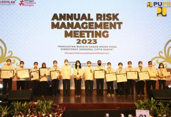 Annual Risk Management Meeting 2023 Kementerian PUPR, di Jakarta, Kamis (12/1)