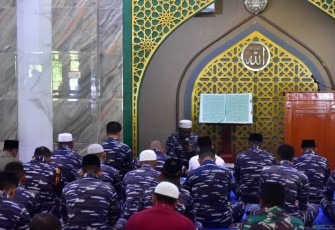 Doa Bersama prajurit Koarmada III Sorong