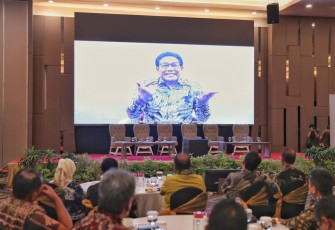 Menteri Desa PDT dan Transmigrasi Abdul Halim Iskandar secara virtual membuka acara  International Conference Sustainable Rural Development in Border Areas, pada Jum'at 13/01/23.