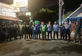 Patroli gabungan di wilayah desa binaan