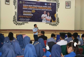 Sosialisasi SMA Pradita Dirgantara di Lanud Iswahjudi 